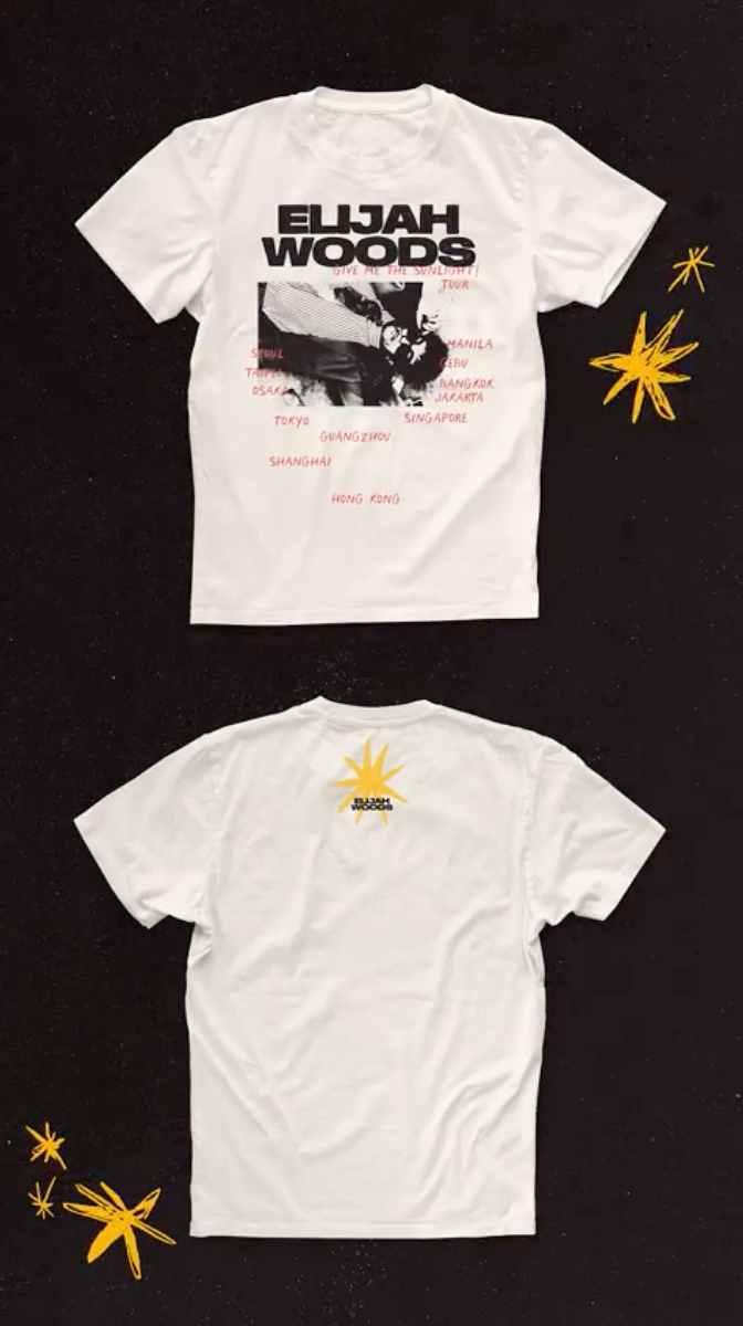 Elijah Woods Give Me The Sunlight! Tour T-Shirt